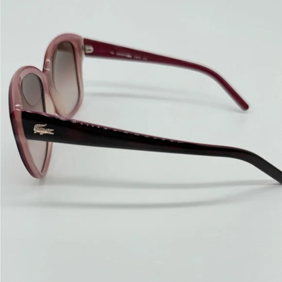 Lacoste L861S Burgundy Cat Eye Sunglasses w/ Case
